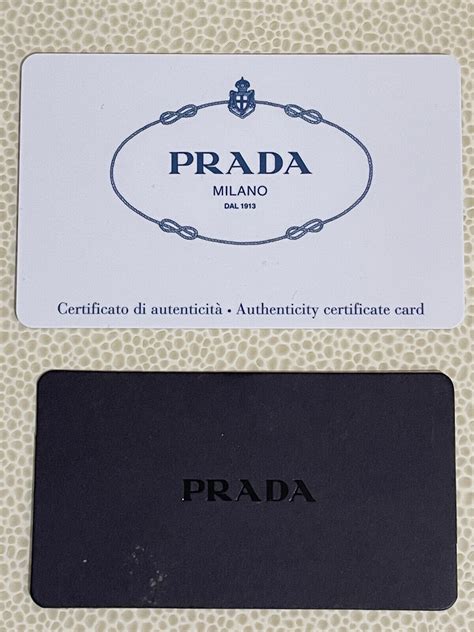 prada saffiano authenticity card|prada logo identification.